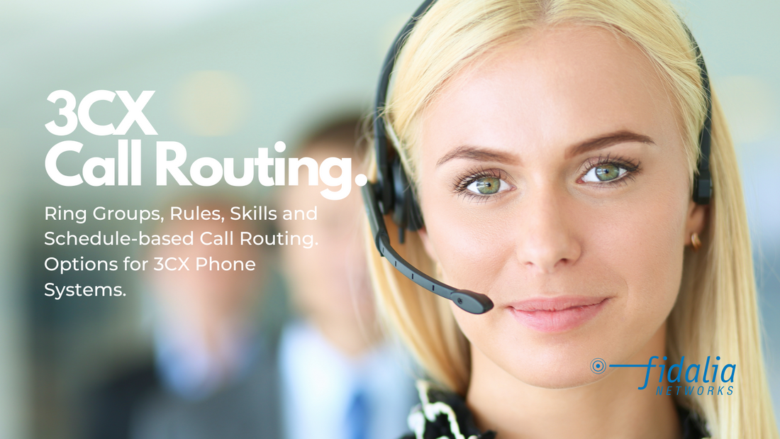 3CX Phone System Call Routing - photo of phone operator