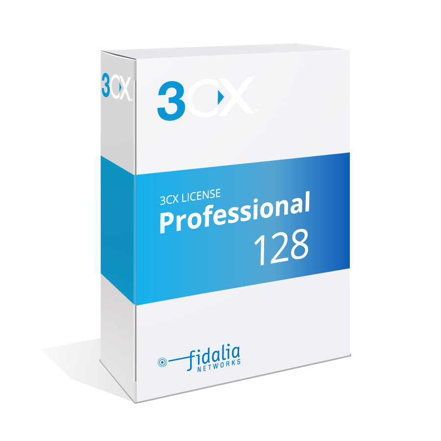 3CX Professional License - Annual - up to 128 Simultaneous Calls