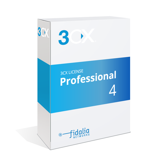 3CX Professional License - Annual - up to 4 Simultaneous Calls